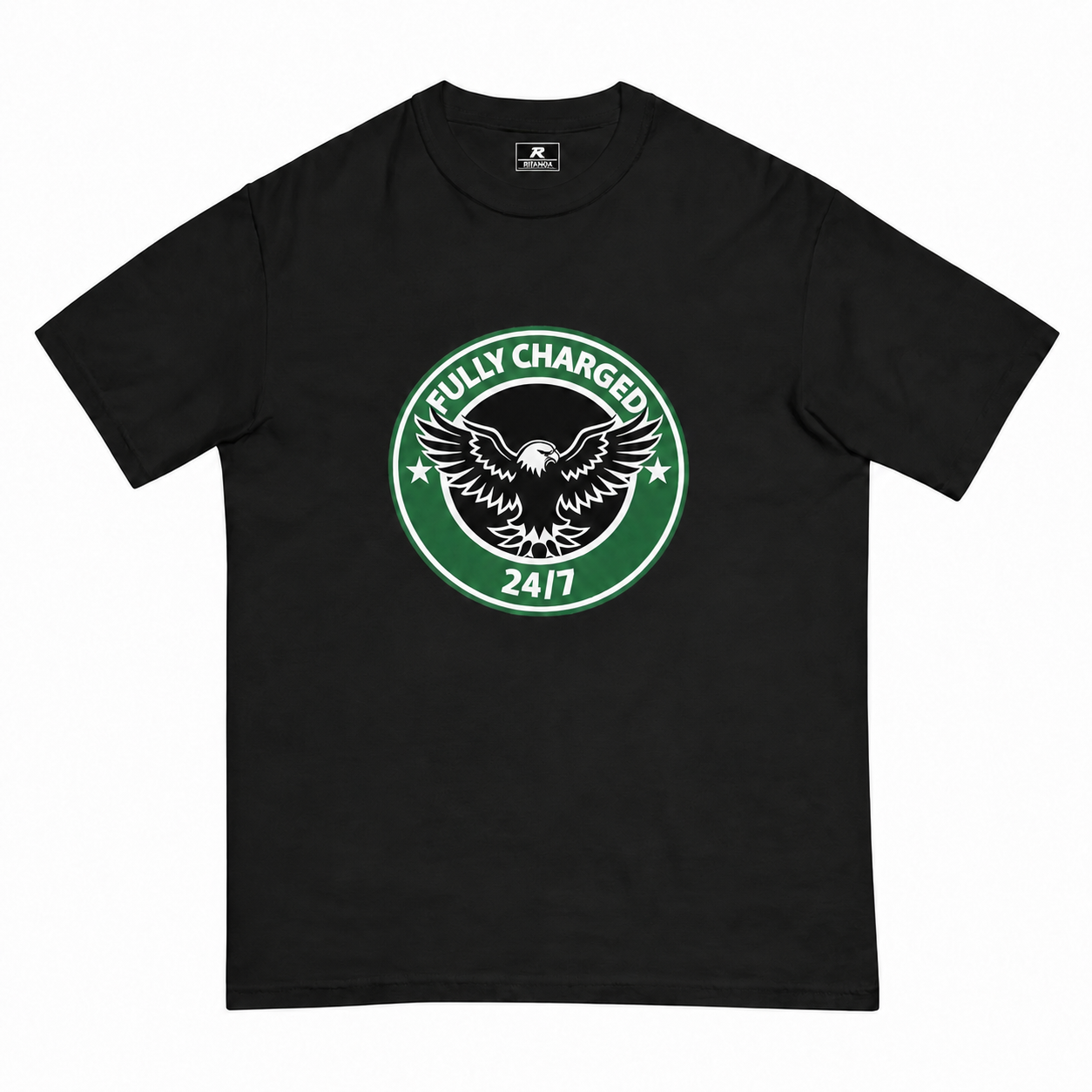 CAFFEINE TEE - BLACK