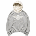 GREY/WHITE HOODIE