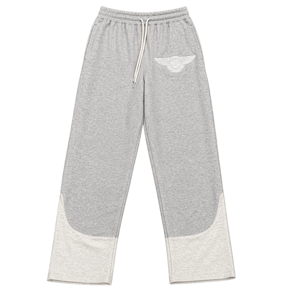 GREY/WHITE JOGGERS