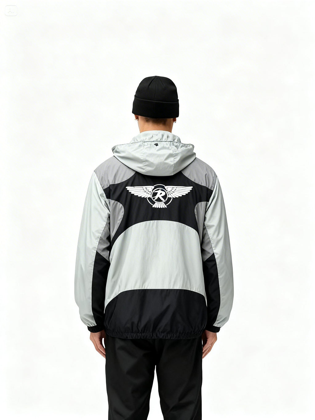 GREY WINDBREAKER